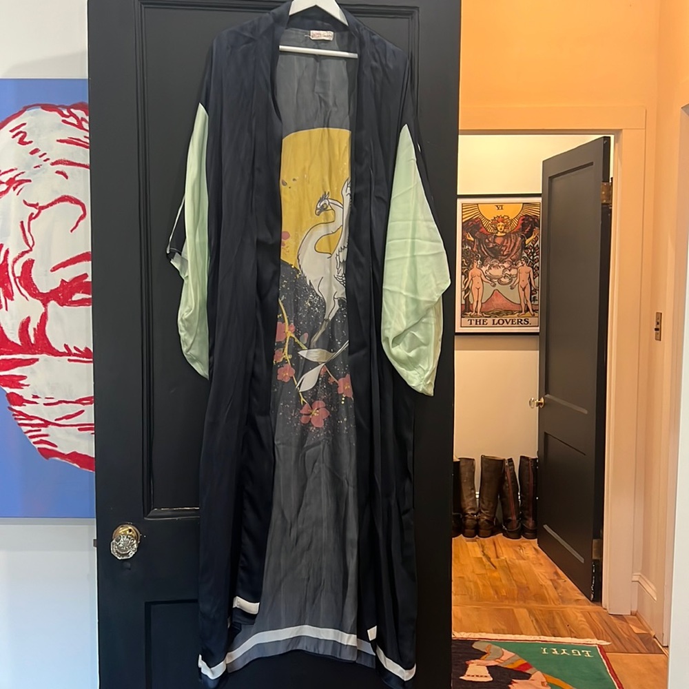 free people rising sun kimono